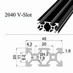 aluminium profile 2040 v slot